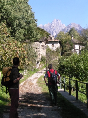 giulio and phil from Bella Italia walk