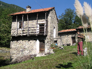 Small haybarn above  Dascio