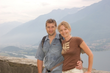 andy and anne at san siro church