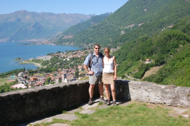 Andy and Anne at San Siro 